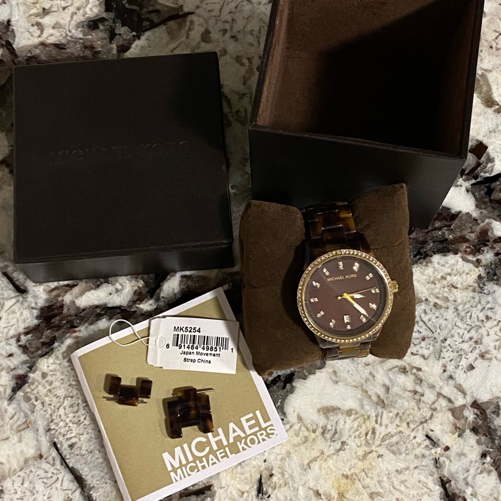 Michael Kors MK5254 Tortoise Women’s Watch